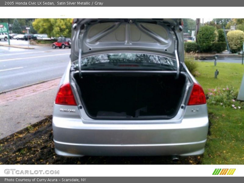 Satin Silver Metallic / Gray 2005 Honda Civic LX Sedan