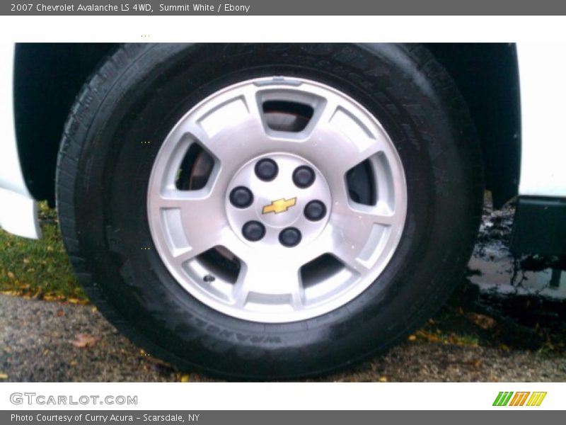 Summit White / Ebony 2007 Chevrolet Avalanche LS 4WD