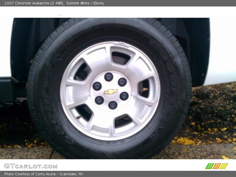 Summit White / Ebony 2007 Chevrolet Avalanche LS 4WD