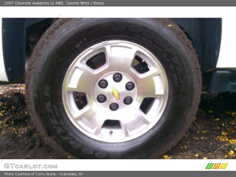 Summit White / Ebony 2007 Chevrolet Avalanche LS 4WD