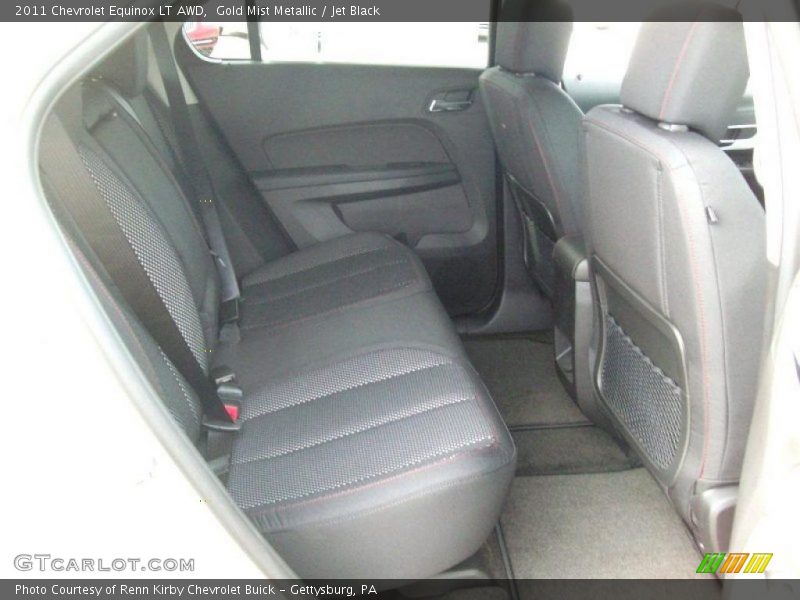 Gold Mist Metallic / Jet Black 2011 Chevrolet Equinox LT AWD