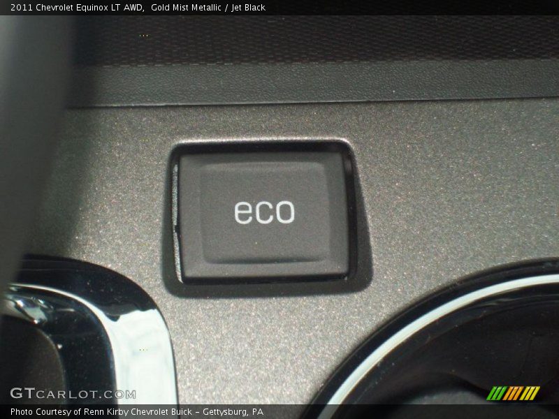 Gold Mist Metallic / Jet Black 2011 Chevrolet Equinox LT AWD