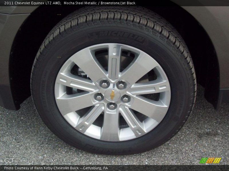 Mocha Steel Metallic / Brownstone/Jet Black 2011 Chevrolet Equinox LTZ AWD