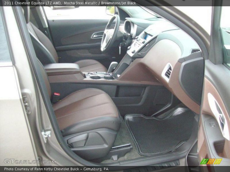 Mocha Steel Metallic / Brownstone/Jet Black 2011 Chevrolet Equinox LTZ AWD