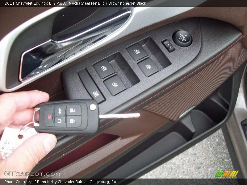 Mocha Steel Metallic / Brownstone/Jet Black 2011 Chevrolet Equinox LTZ AWD