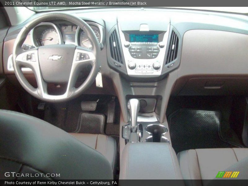 Mocha Steel Metallic / Brownstone/Jet Black 2011 Chevrolet Equinox LTZ AWD