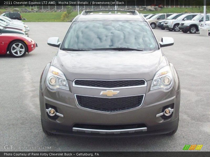 Mocha Steel Metallic / Brownstone/Jet Black 2011 Chevrolet Equinox LTZ AWD