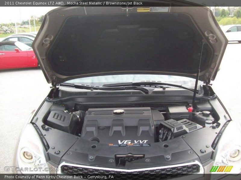 Mocha Steel Metallic / Brownstone/Jet Black 2011 Chevrolet Equinox LTZ AWD