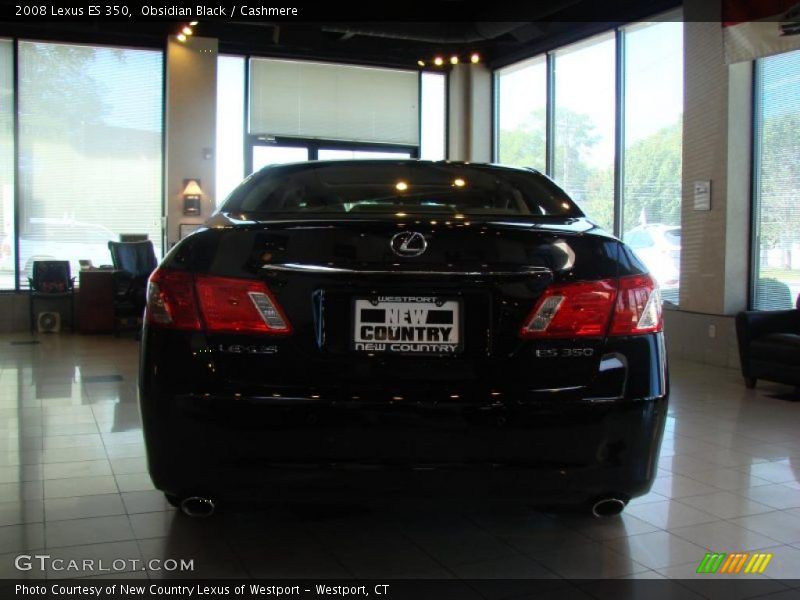 Obsidian Black / Cashmere 2008 Lexus ES 350
