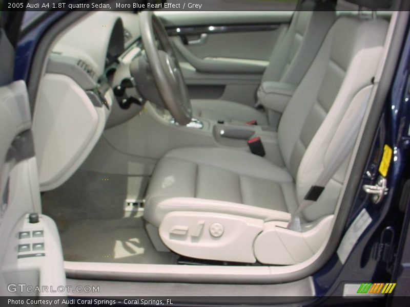 Moro Blue Pearl Effect / Grey 2005 Audi A4 1.8T quattro Sedan