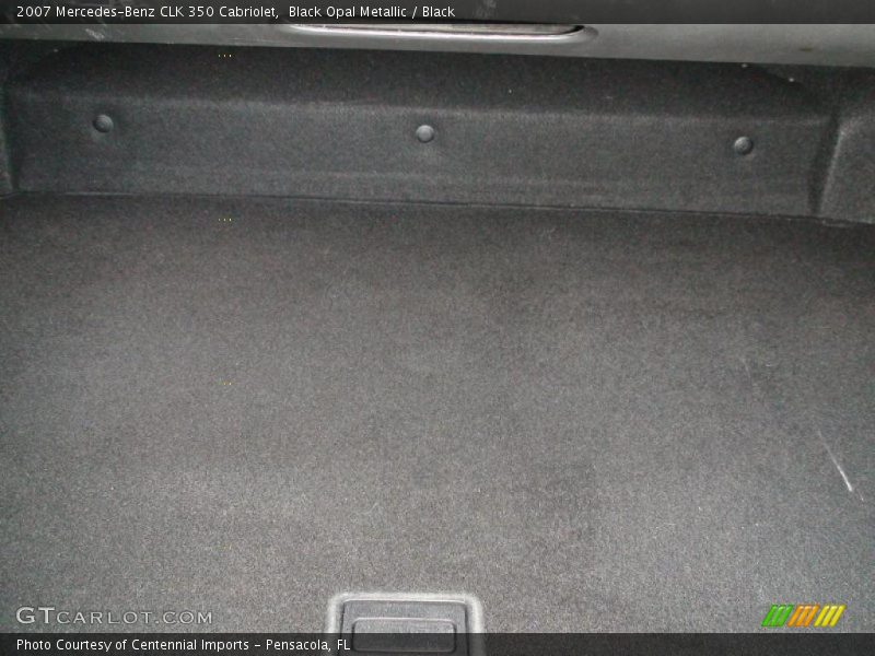 Black Opal Metallic / Black 2007 Mercedes-Benz CLK 350 Cabriolet