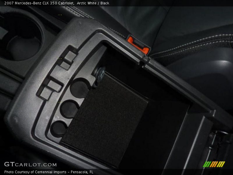 Arctic White / Black 2007 Mercedes-Benz CLK 350 Cabriolet