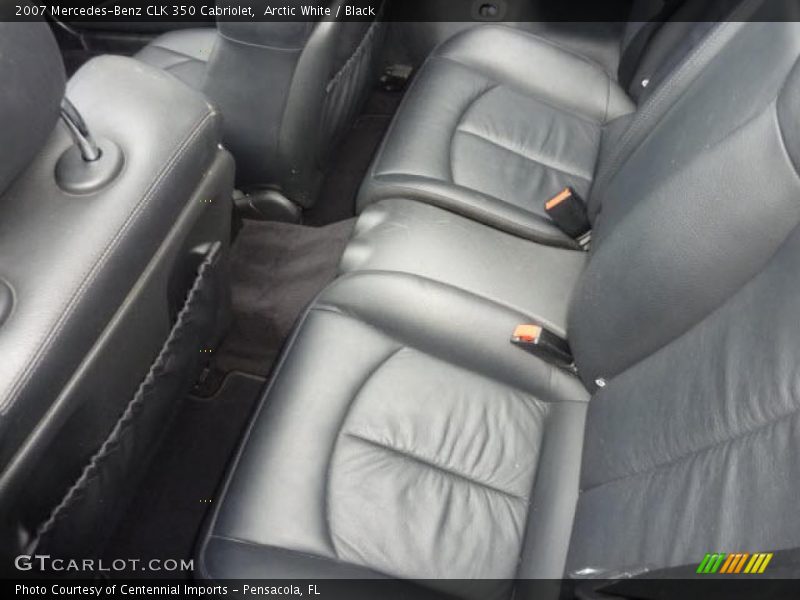 Arctic White / Black 2007 Mercedes-Benz CLK 350 Cabriolet
