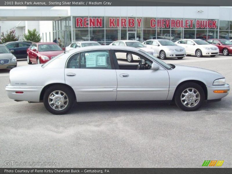 Sterling Silver Metallic / Medium Gray 2003 Buick Park Avenue