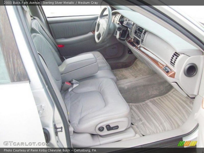 Sterling Silver Metallic / Medium Gray 2003 Buick Park Avenue