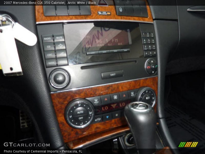 Arctic White / Black 2007 Mercedes-Benz CLK 350 Cabriolet
