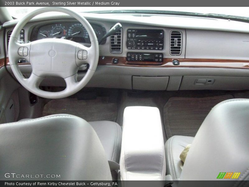 Sterling Silver Metallic / Medium Gray 2003 Buick Park Avenue