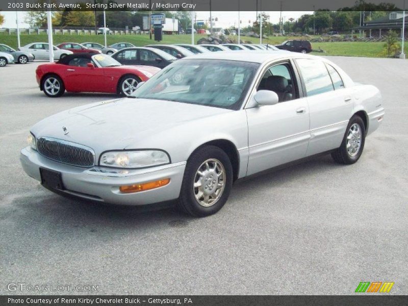 Sterling Silver Metallic / Medium Gray 2003 Buick Park Avenue