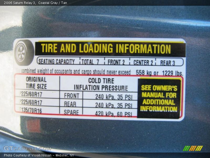 Coastal Gray / Tan 2006 Saturn Relay 3