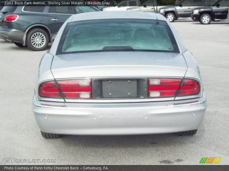 Sterling Silver Metallic / Medium Gray 2003 Buick Park Avenue
