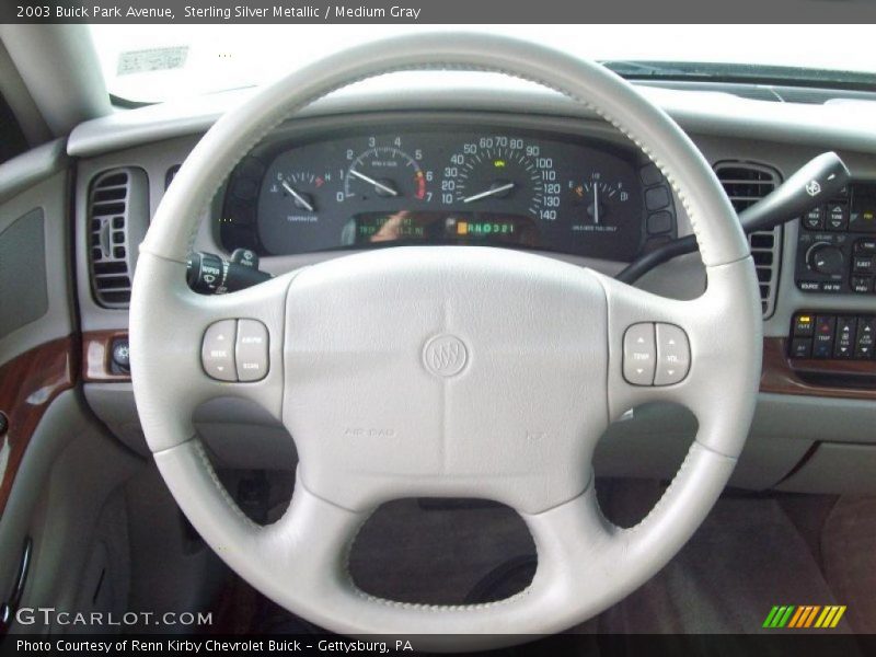 Sterling Silver Metallic / Medium Gray 2003 Buick Park Avenue