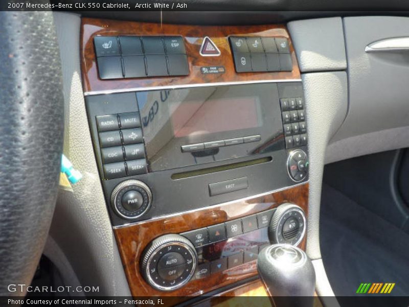 Arctic White / Ash 2007 Mercedes-Benz CLK 550 Cabriolet