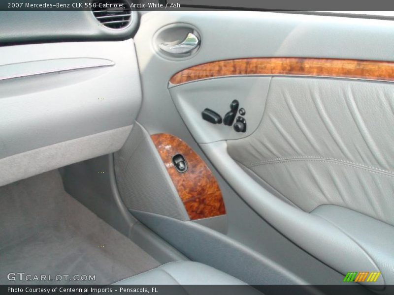 Arctic White / Ash 2007 Mercedes-Benz CLK 550 Cabriolet