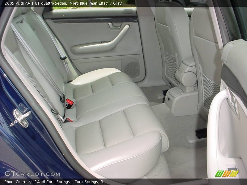 Moro Blue Pearl Effect / Grey 2005 Audi A4 1.8T quattro Sedan