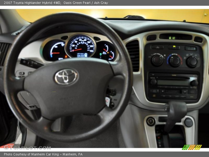 Oasis Green Pearl / Ash Gray 2007 Toyota Highlander Hybrid 4WD