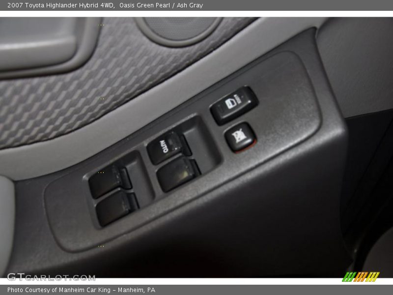 Oasis Green Pearl / Ash Gray 2007 Toyota Highlander Hybrid 4WD