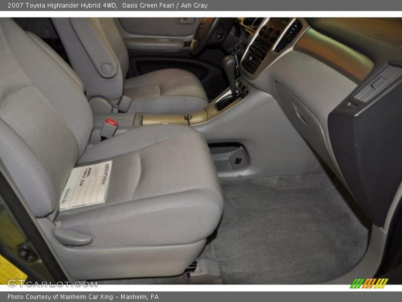 Oasis Green Pearl / Ash Gray 2007 Toyota Highlander Hybrid 4WD