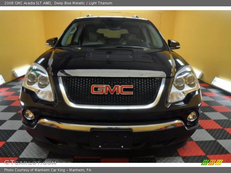 Deep Blue Metallic / Light Titanium 2008 GMC Acadia SLT AWD