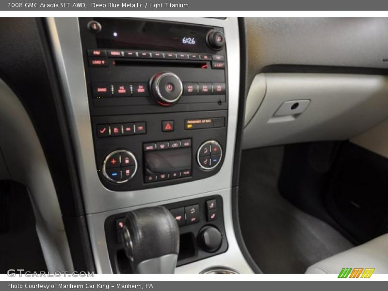 Deep Blue Metallic / Light Titanium 2008 GMC Acadia SLT AWD