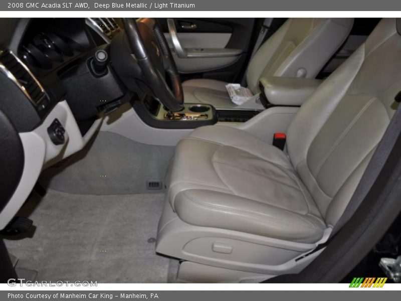 Deep Blue Metallic / Light Titanium 2008 GMC Acadia SLT AWD