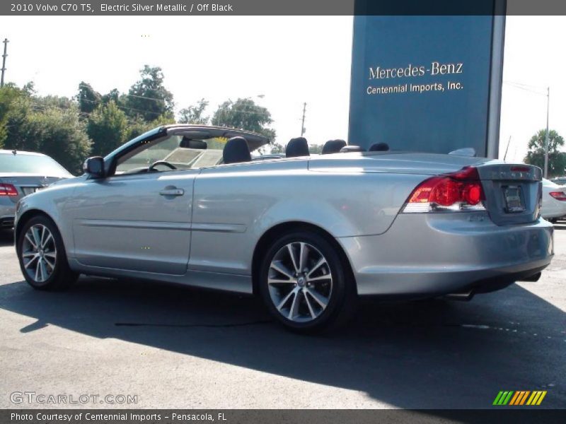 Electric Silver Metallic / Off Black 2010 Volvo C70 T5