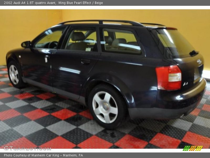 Ming Blue Pearl Effect / Beige 2002 Audi A4 1.8T quattro Avant