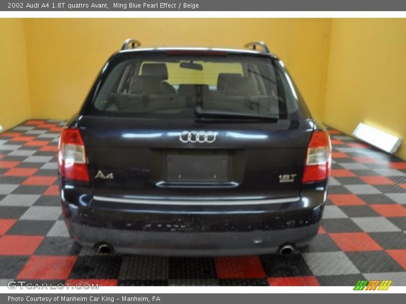 Ming Blue Pearl Effect / Beige 2002 Audi A4 1.8T quattro Avant