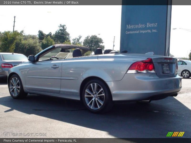Electric Silver Metallic / Off Black 2010 Volvo C70 T5