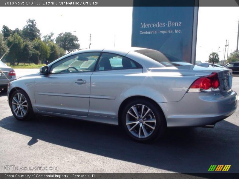 Electric Silver Metallic / Off Black 2010 Volvo C70 T5