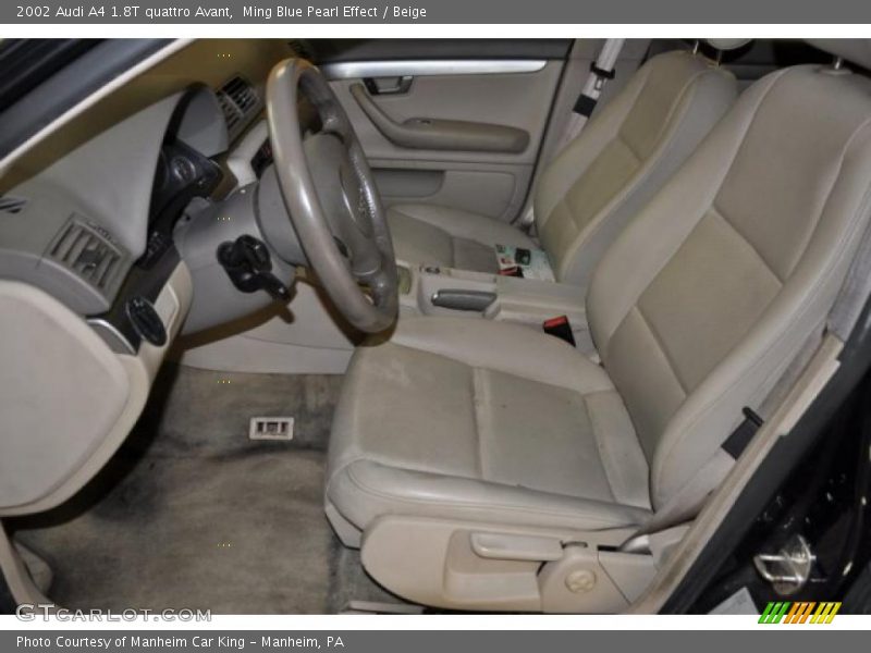 Ming Blue Pearl Effect / Beige 2002 Audi A4 1.8T quattro Avant