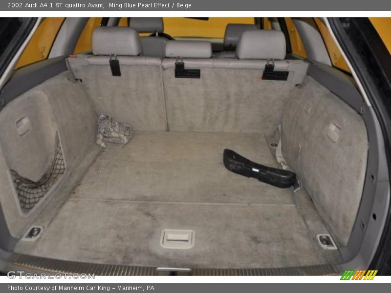 Ming Blue Pearl Effect / Beige 2002 Audi A4 1.8T quattro Avant