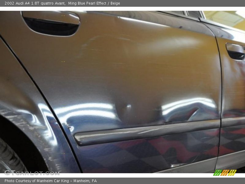 Ming Blue Pearl Effect / Beige 2002 Audi A4 1.8T quattro Avant