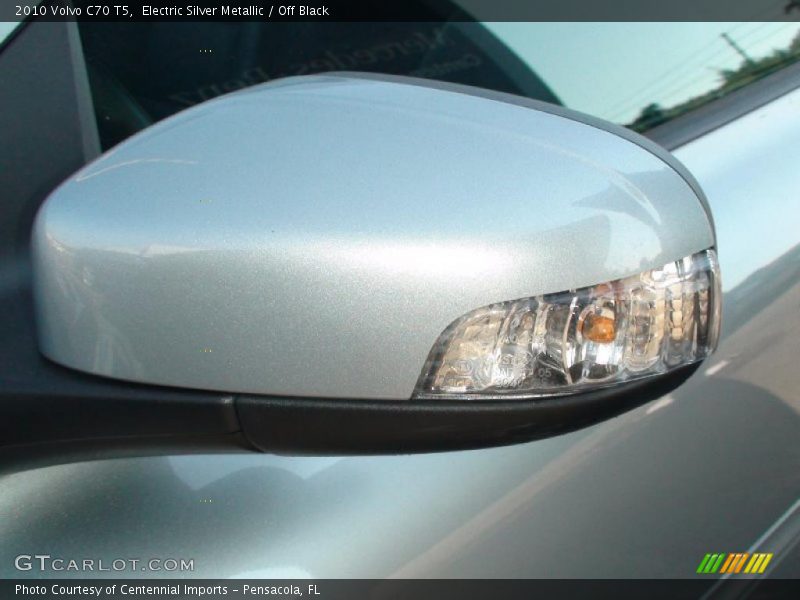 Electric Silver Metallic / Off Black 2010 Volvo C70 T5