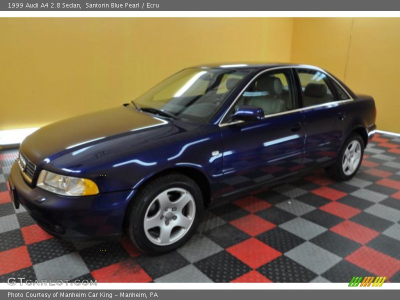 Santorin Blue Pearl / Ecru 1999 Audi A4 2.8 Sedan