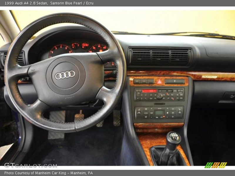 Santorin Blue Pearl / Ecru 1999 Audi A4 2.8 Sedan