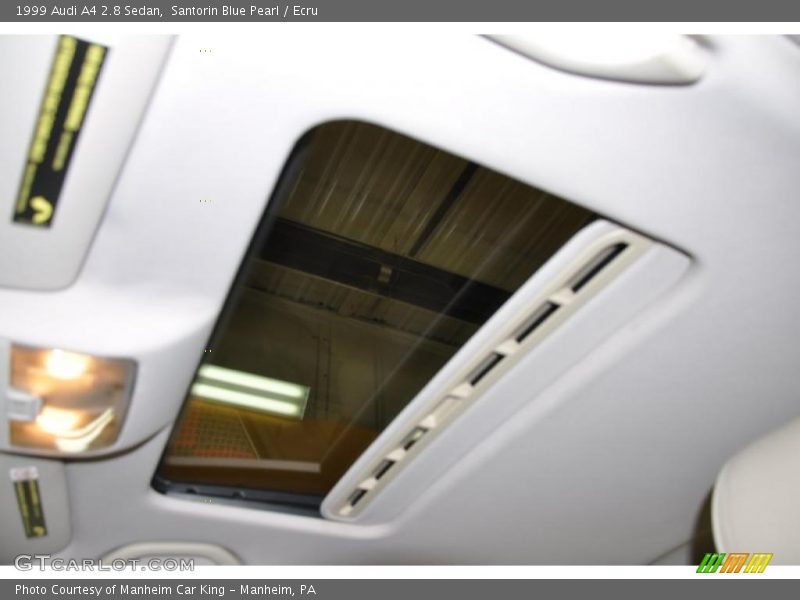 Santorin Blue Pearl / Ecru 1999 Audi A4 2.8 Sedan