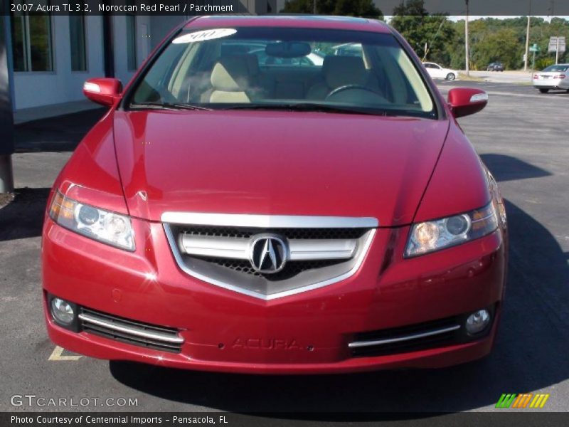Moroccan Red Pearl / Parchment 2007 Acura TL 3.2
