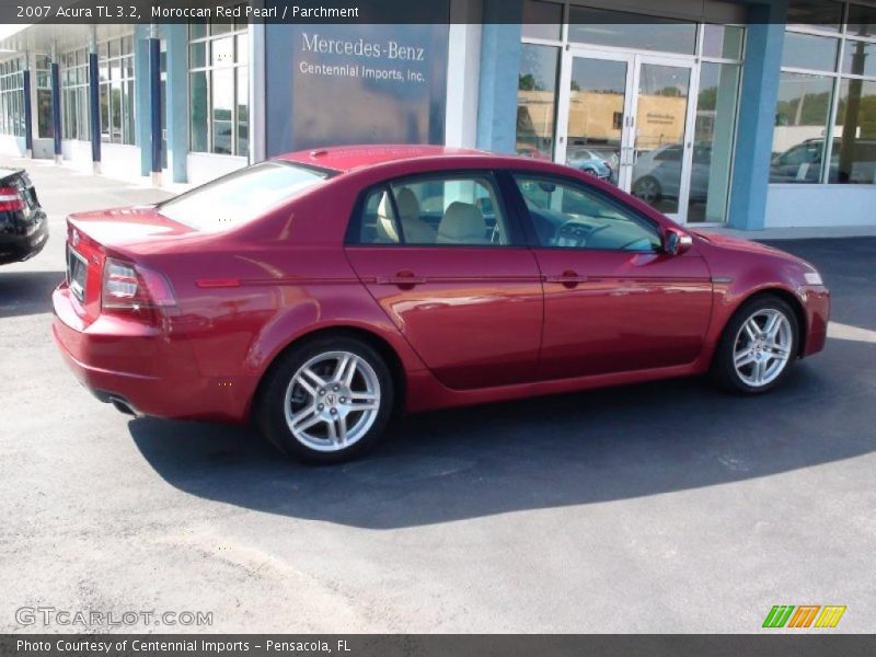 Moroccan Red Pearl / Parchment 2007 Acura TL 3.2