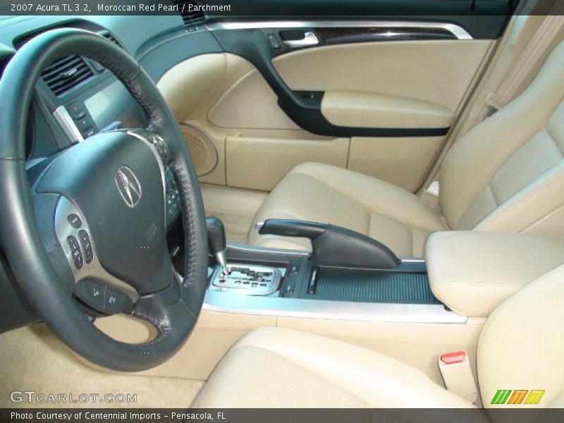 Moroccan Red Pearl / Parchment 2007 Acura TL 3.2