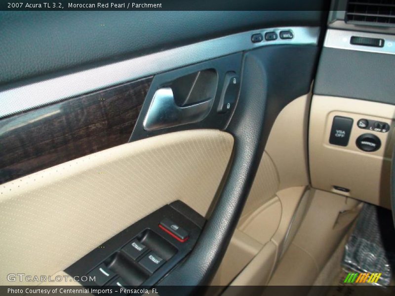 Moroccan Red Pearl / Parchment 2007 Acura TL 3.2